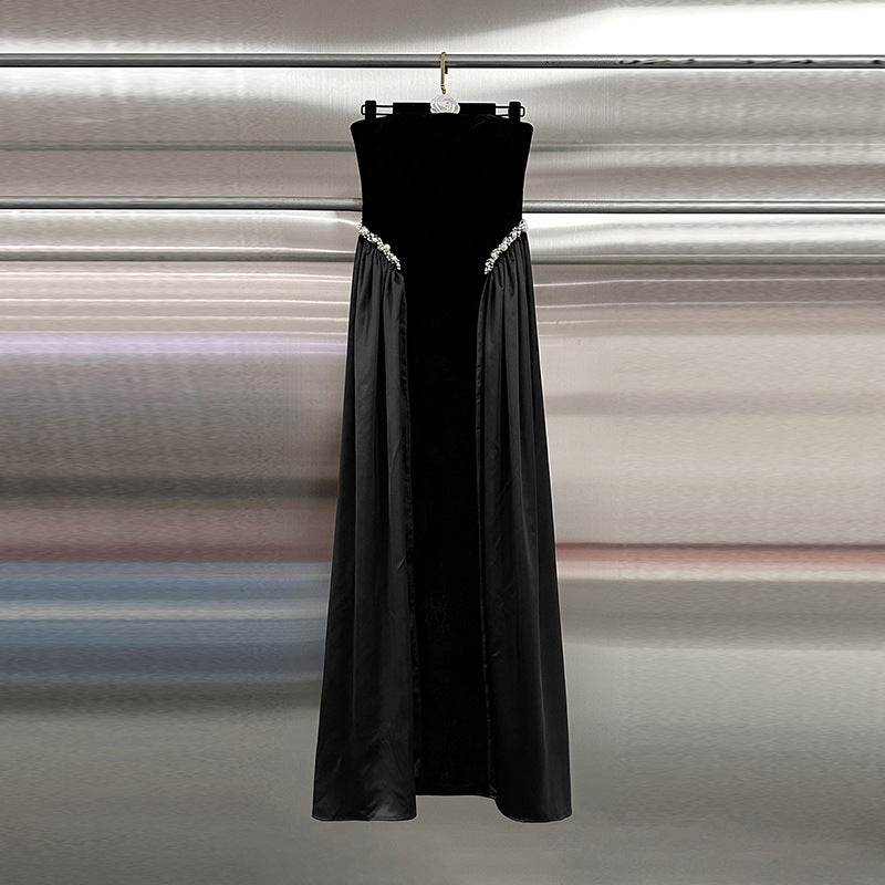 Maxi-mize Style — Strapless Maxi Design Dress