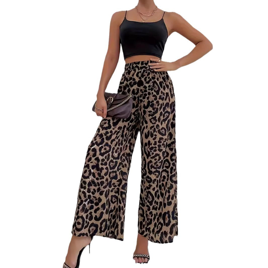 Waist Woes No More — Elastic-Waist Casual Wide-Leg Pants