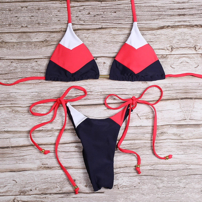 Bloom & Swim — Elegant Floral Print Bikini