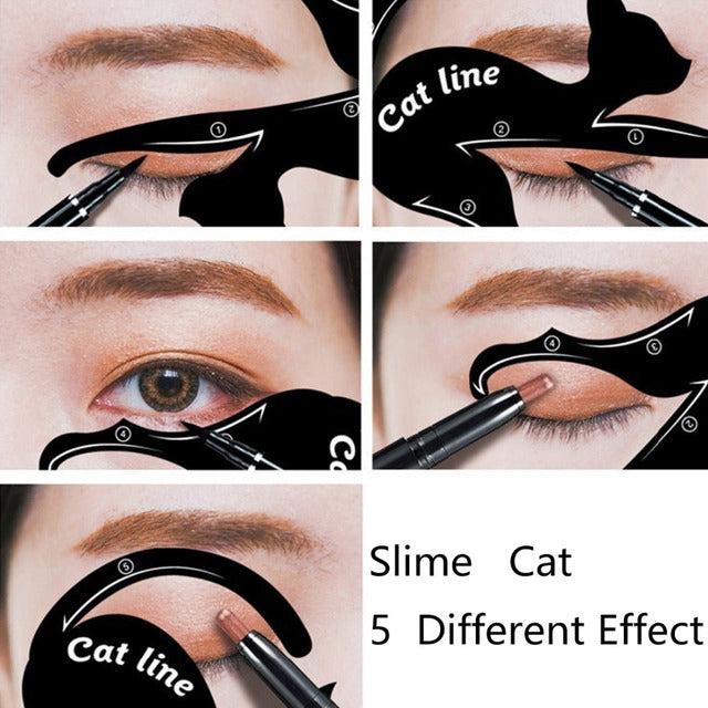 Feline Flick — Cat Eye Eyeliner Stencil Tool