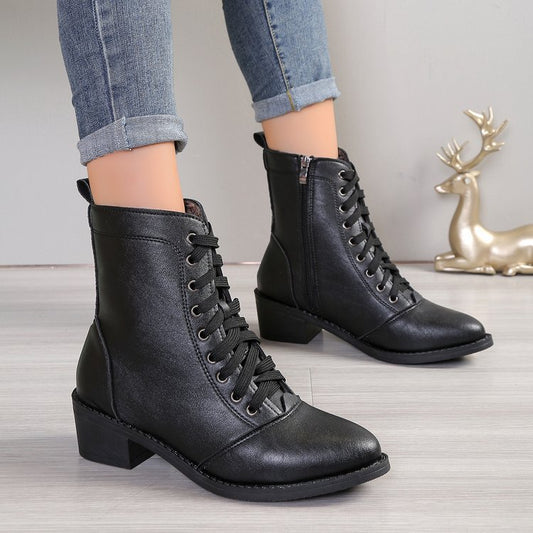 Boot Camp — British Style High-top Leather Boots