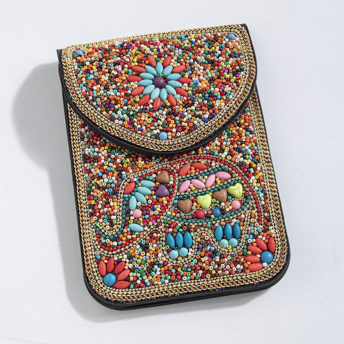 Bead Bliss — Bohemian Bead Satchel Phone Bag