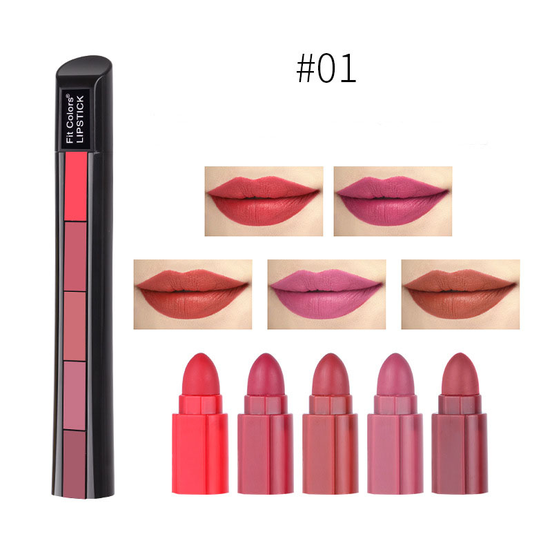 Velvet Dream — 5-Color Matte Lipstick Set