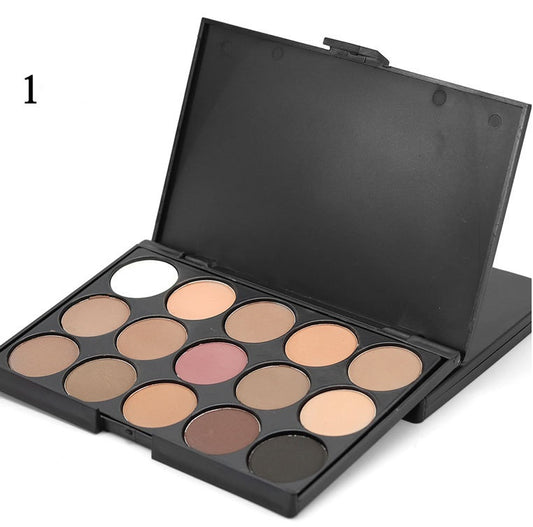Earth Tones — 15 Color Earth Tone Eyeshadow Palette