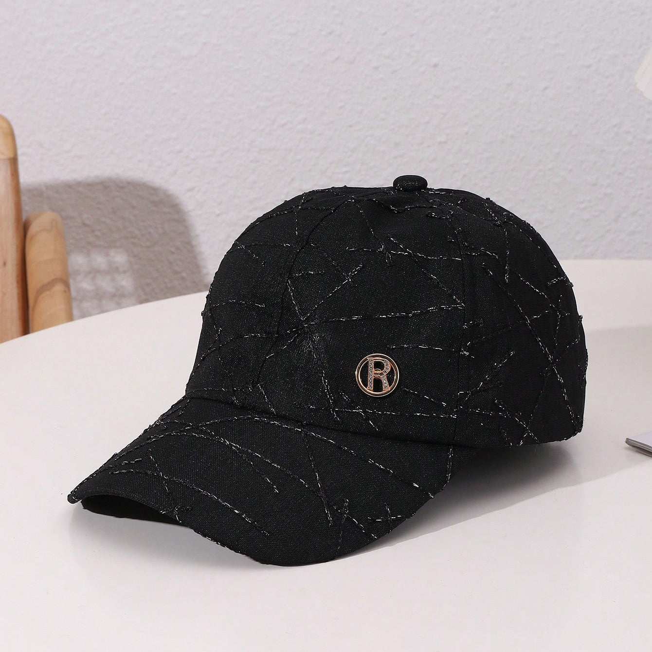 Rhinestone Rendezvous — Shiny Rhinestone Mesh Cap