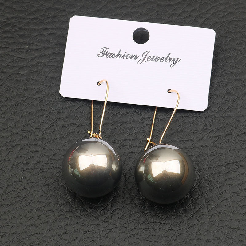 Pearl-fectly Chic — Large Silver Pearl Ear Clips for Women