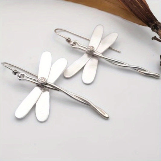 Dragonfly Dreams — Retro Handcrafted Copper Dragonfly Earrings