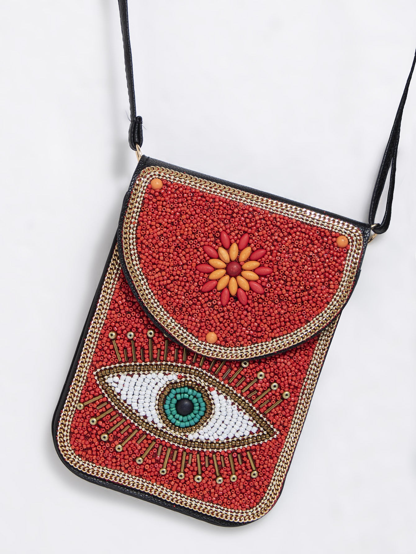 Bead Bliss — Bohemian Bead Satchel Phone Bag