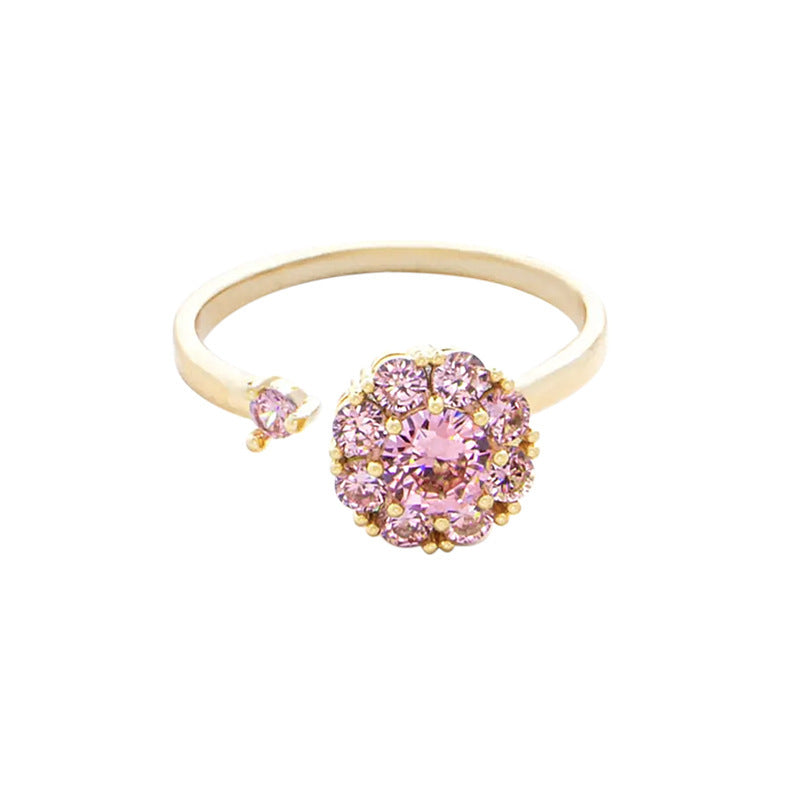 Petal Pivot — Rotatable Flower Ring, Elegant & Adjustable