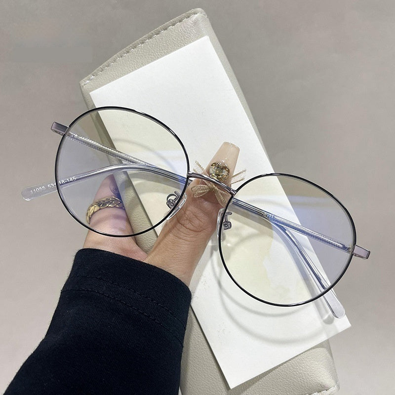 Screen Saver Style — Round Blue Light Blocking Glasses, Rx Optional