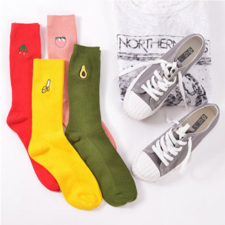 Fruity Tootsies — 4 Pairs of Fun Fruit Socks