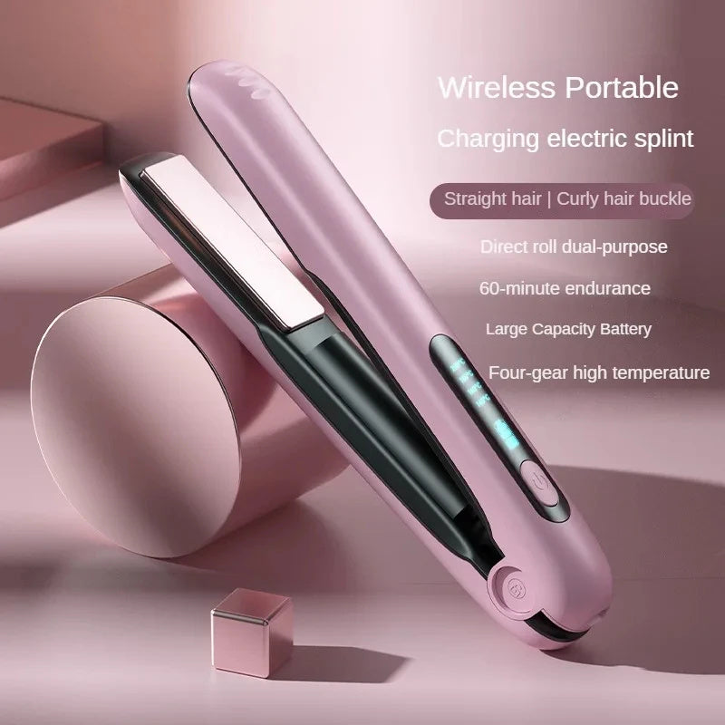 Cordless & Carefree — Mini 2-in-1 USB Rechargeable Hair Styler