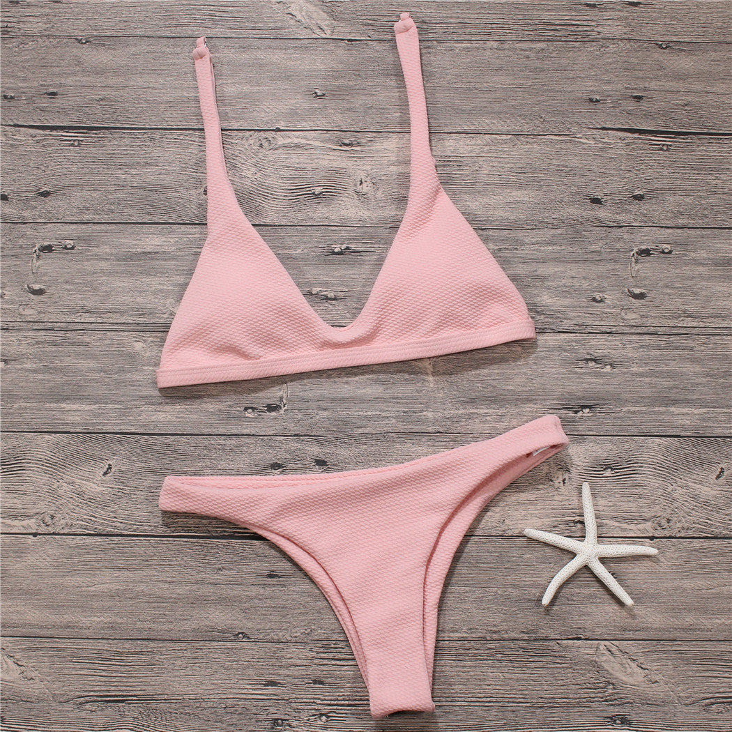 Solid Gold Swim — Classic Sexy 2-Piece Bikini Set