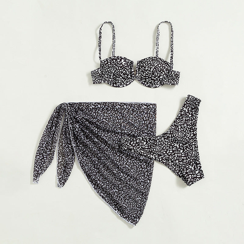 Petal Pushers — 3-Piece Floral Bikini & Beach Dress