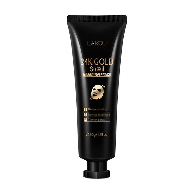 Snail Mail to Smooth — Hydrating Gold Foil Tear-Off Mask