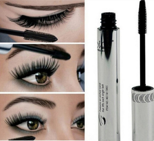 Lash & Dash — Black Fiber Mascara with Extension Effects