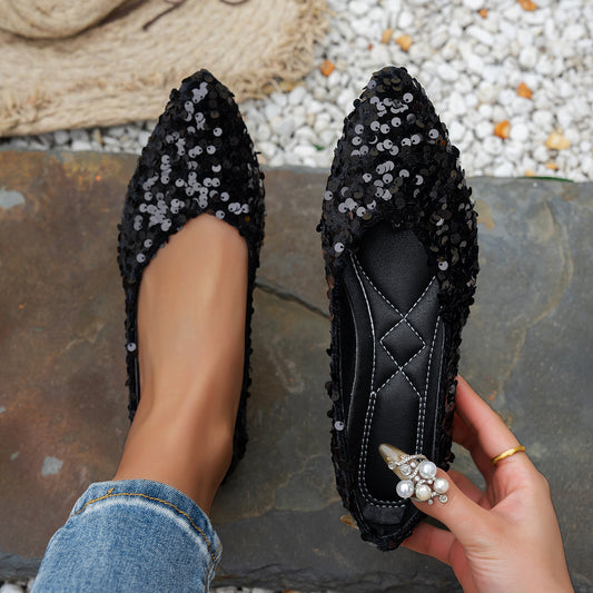 Flat Out Fabulous — Pointed Toe Flat Casual Shoes
