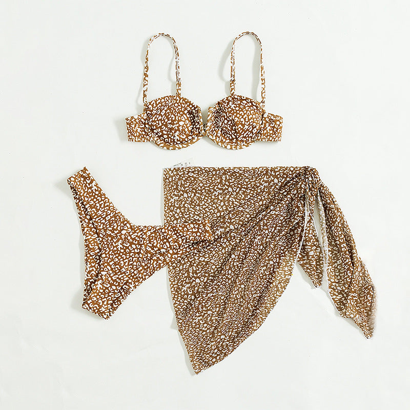 Petal Pushers — 3-Piece Floral Bikini & Beach Dress
