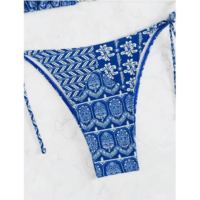 Stitch & Sizzle — Printed Bandage Bikini