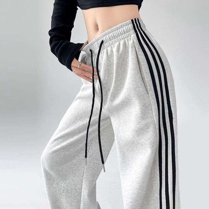 Sweat Swag — Straight-Leg Sports Sweatpants with Tech Feel