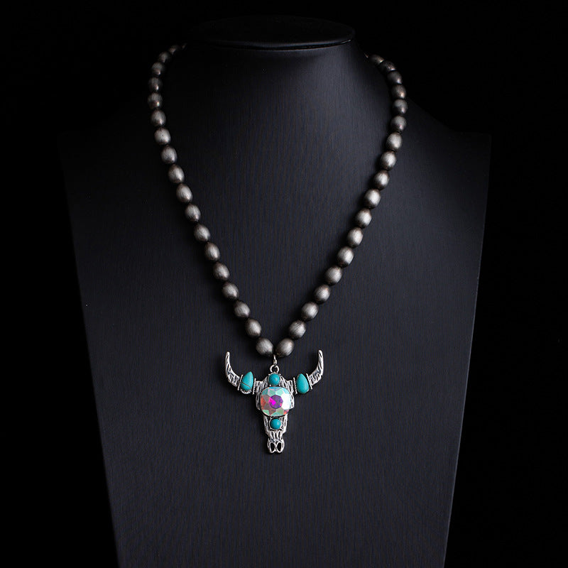 Turquoise Trails — Retro Ethnic Style Necklace