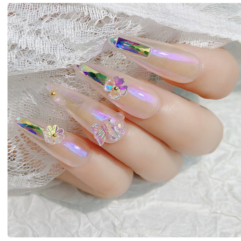Bloom & Grow — Floral Butterfly Nail Art Stickers