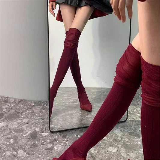 Knee-High & Mighty — Cotton Knee-High Socks, Spring/Autumn