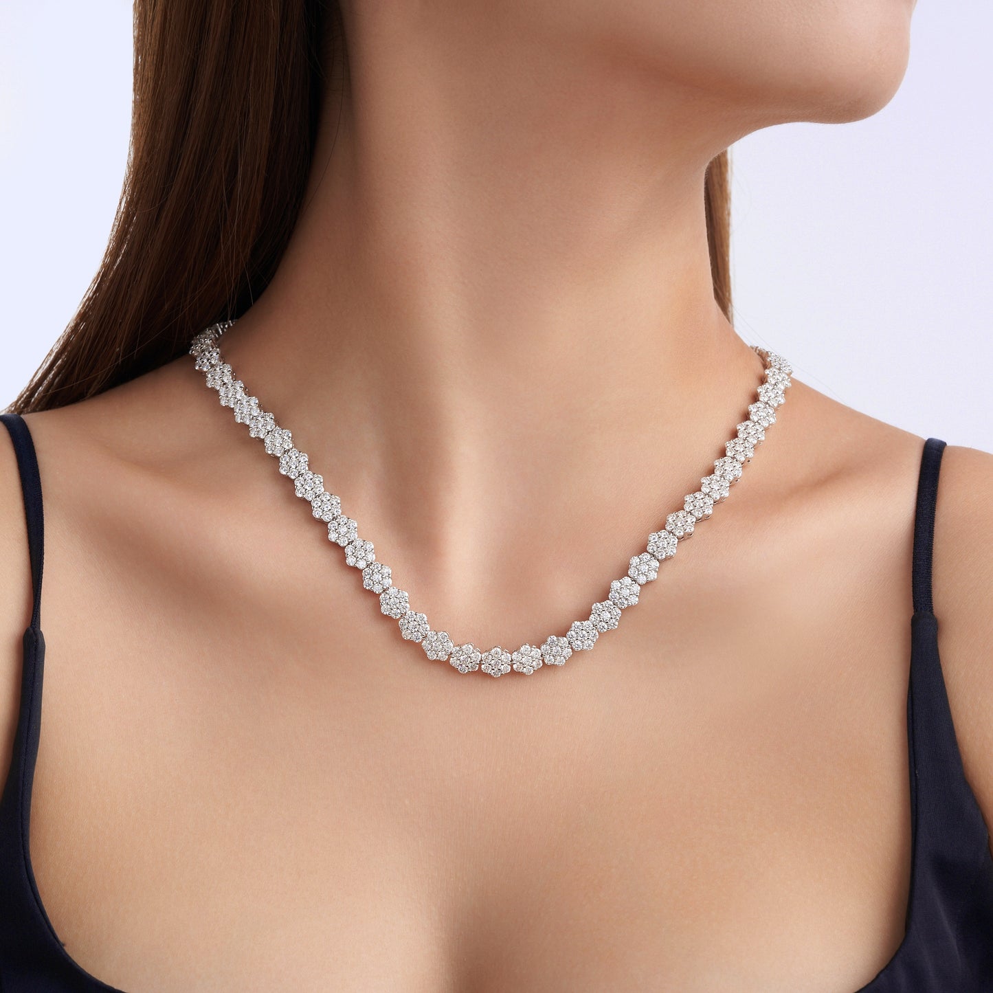 Moissanite Marvel — S925 Silver Platinum Plated Moissanite Pendant
