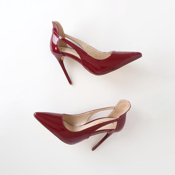 French Fancy — Pointed-Toe Hollow-Out High Heels