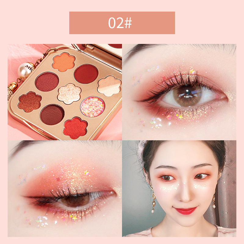 Starry-Eyed Stunner — 9-Color Matte & Shimmer Palette