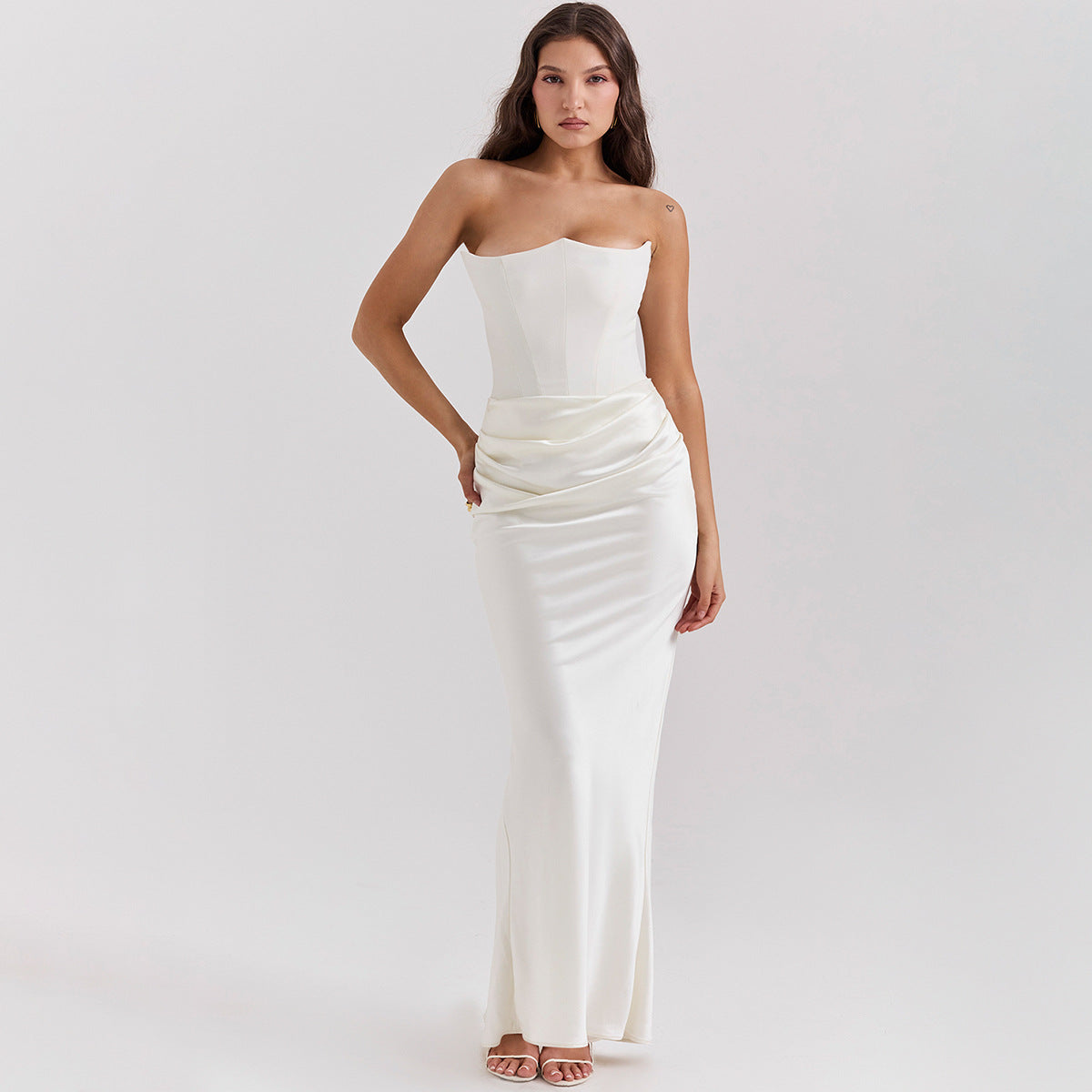 Bandeau Beauty — Slim Bandeau Backless Party Dress