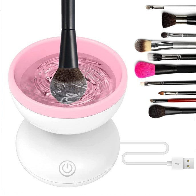 Brush Up Your Act — Automatic USB Makeup Brush Cleaner, Fits All Sizes