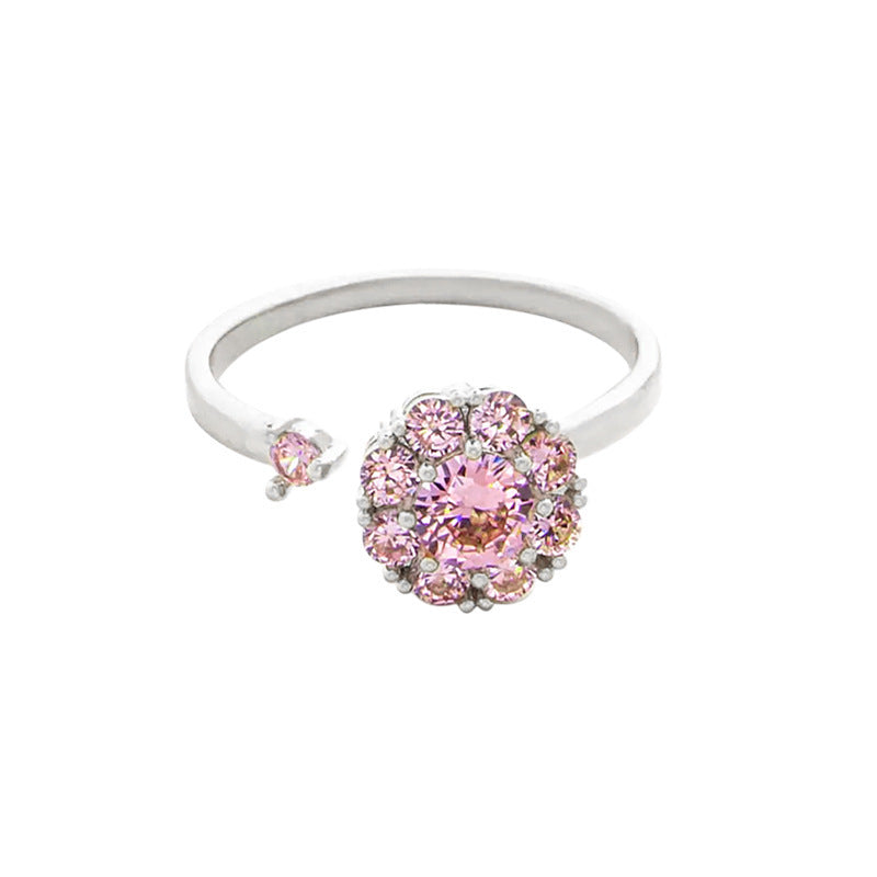 Petal Pivot — Rotatable Flower Ring, Elegant & Adjustable