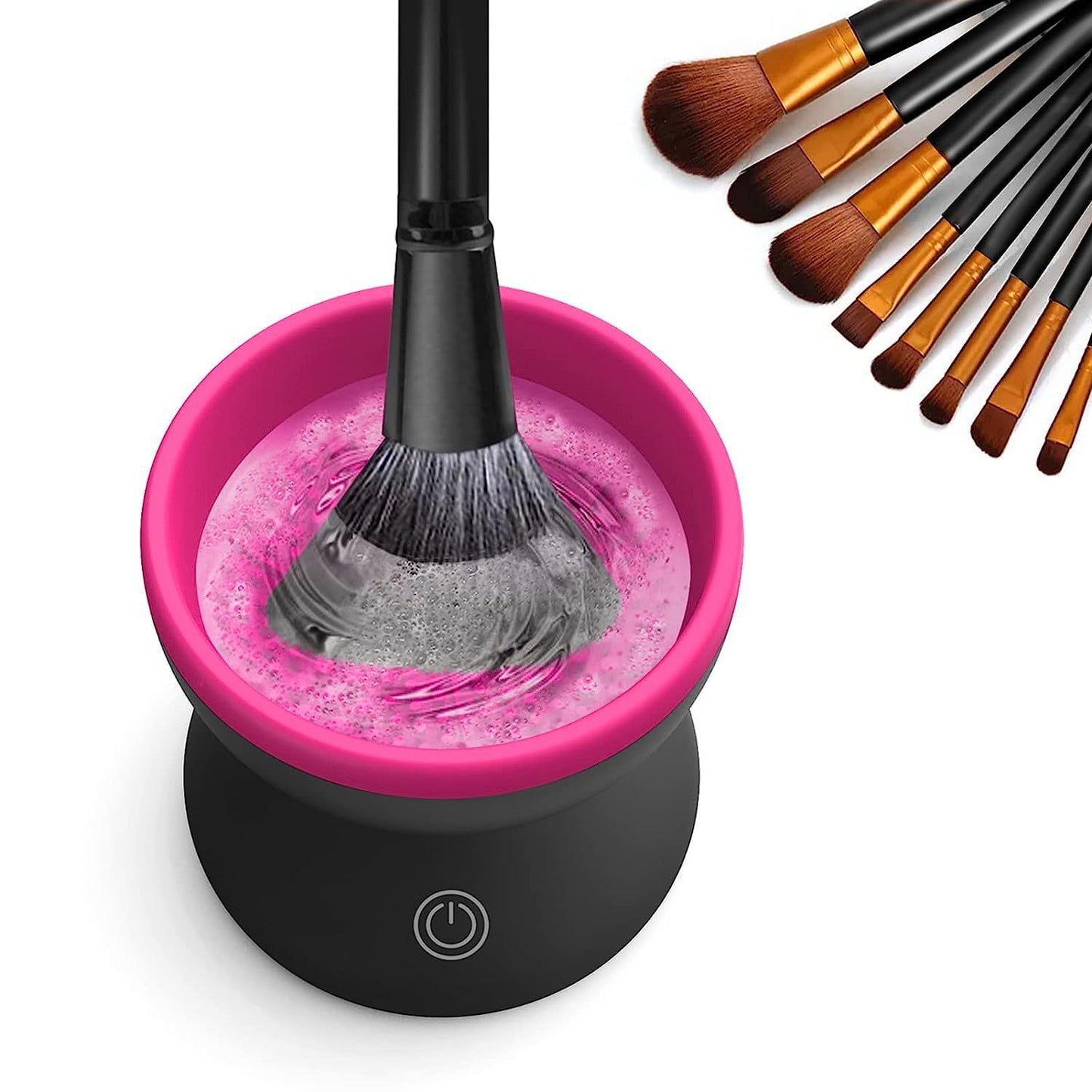 Brush Up Your Act — Automatic USB Makeup Brush Cleaner, Fits All Sizes