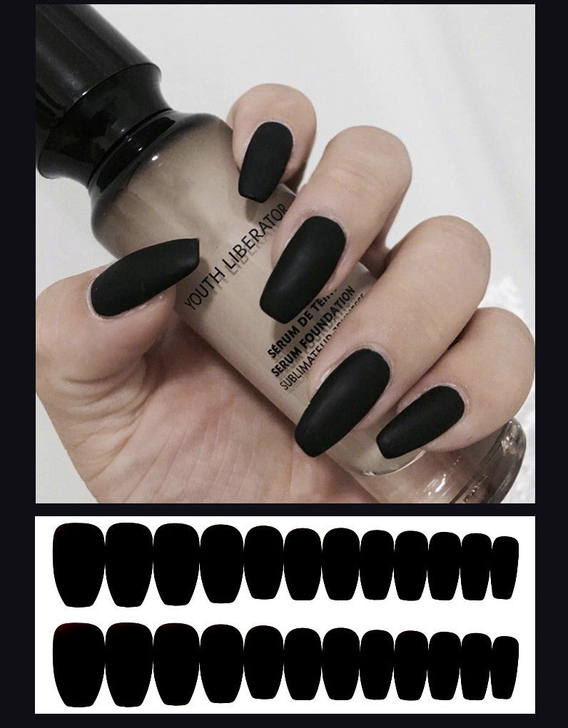Matte Magic — 24pc Frosted Ballet Fake Nails