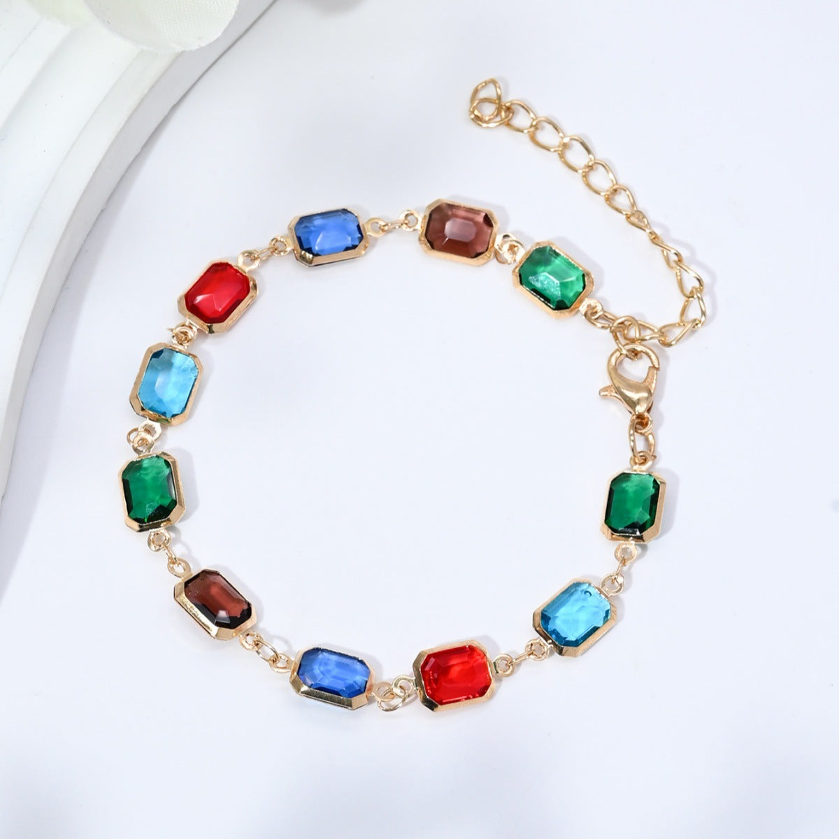 Heartfelt Sparkle — Red Diamond Niche Light Luxury Necklace