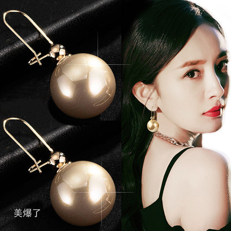 Pearl-fectly Chic — Large Silver Pearl Ear Clips for Women