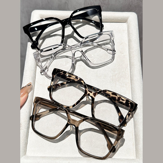 Square Up Your Style — Korean Trendy Square-Frame Glasses