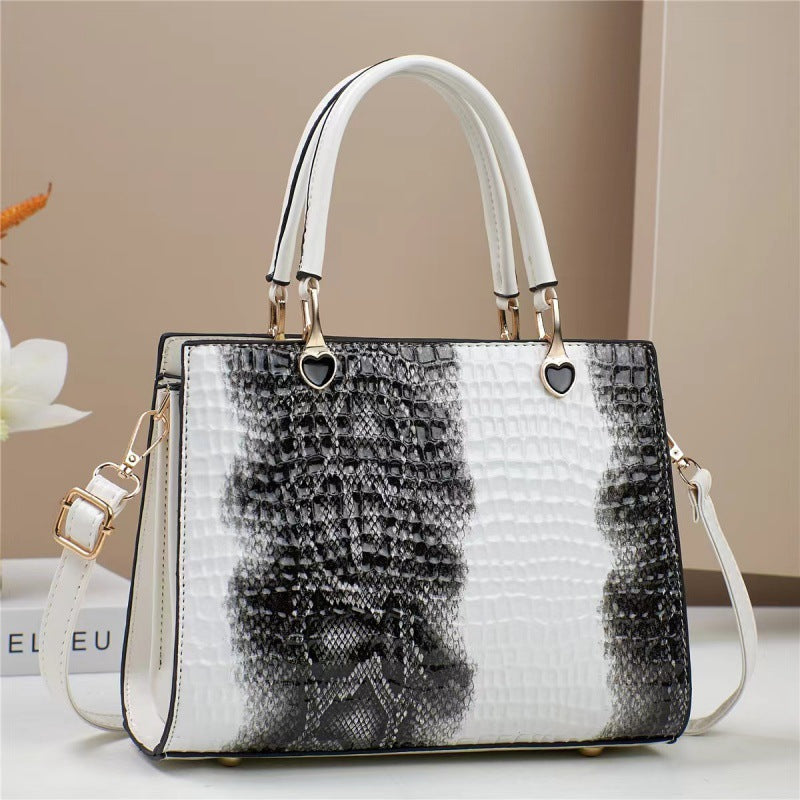 Commuter Chic Tote — Contrast-Color Commuter Tote Bag
