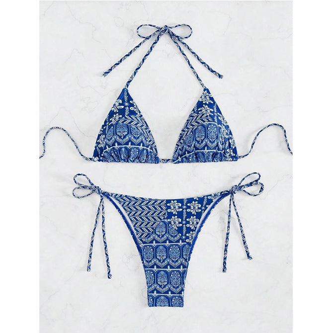 Stitch & Sizzle — Printed Bandage Bikini