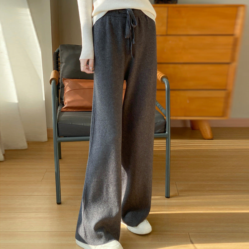 Elegance in the Everyday — High-Waisted Casual Straight-Leg Pants