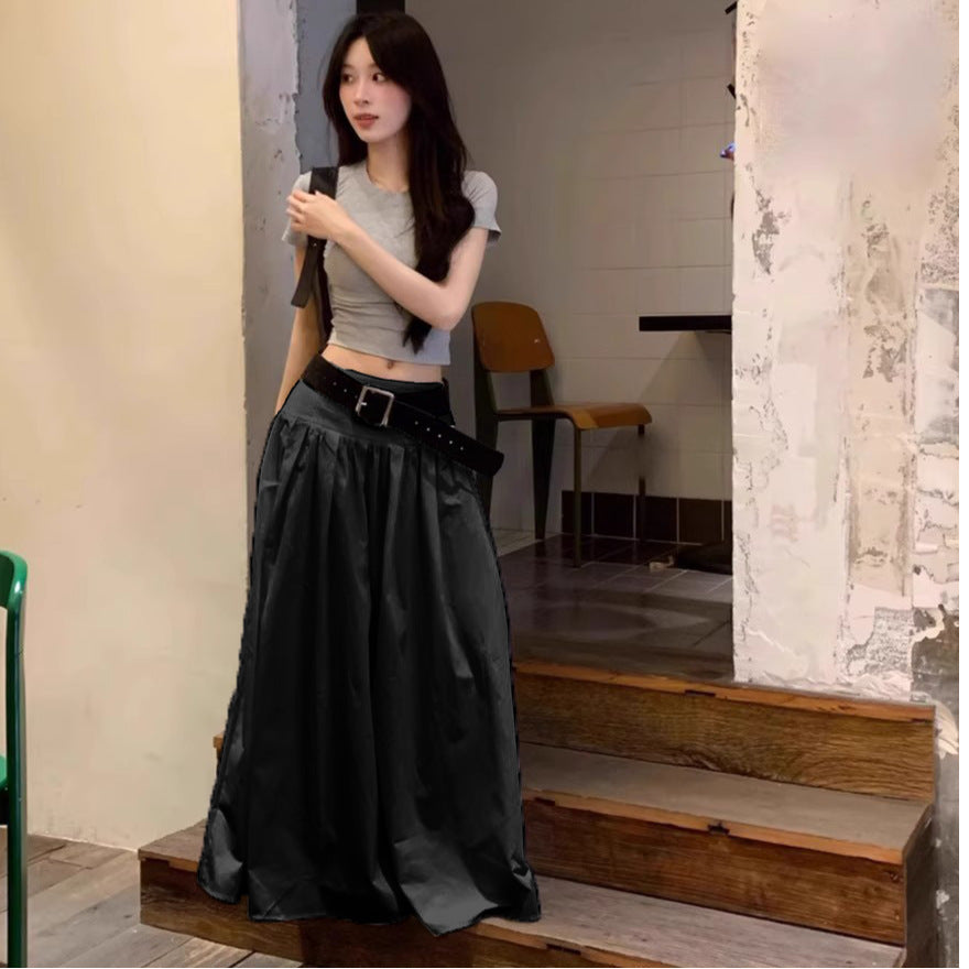 Seoul Good Skirt — Korean-Style High-Waisted Casual Skirt