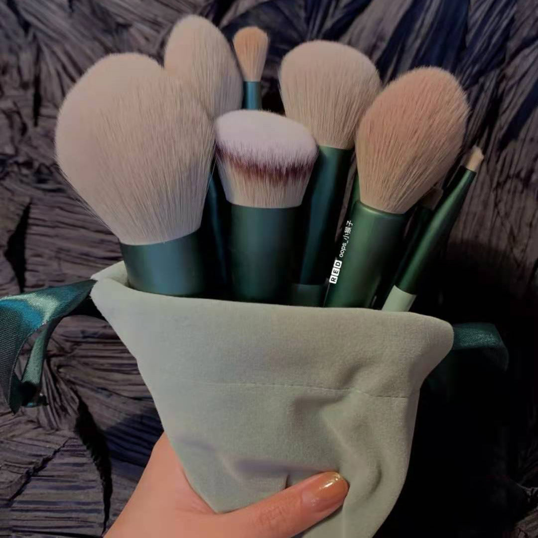 Brush with Greatness — 13pc Essential Makeup Brush Set for Face & Eyes