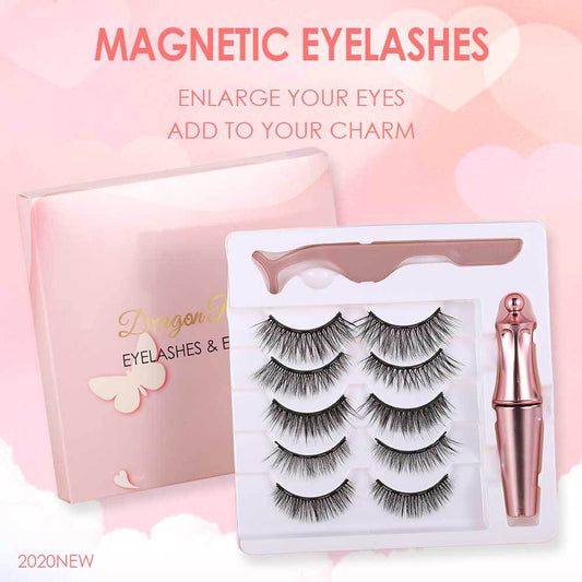 Lash Out — 5 Pairs Magnetic Mink Eyelashes