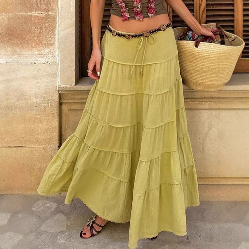 Sweet Tiered Style — A-Line Cake Skirt for Women