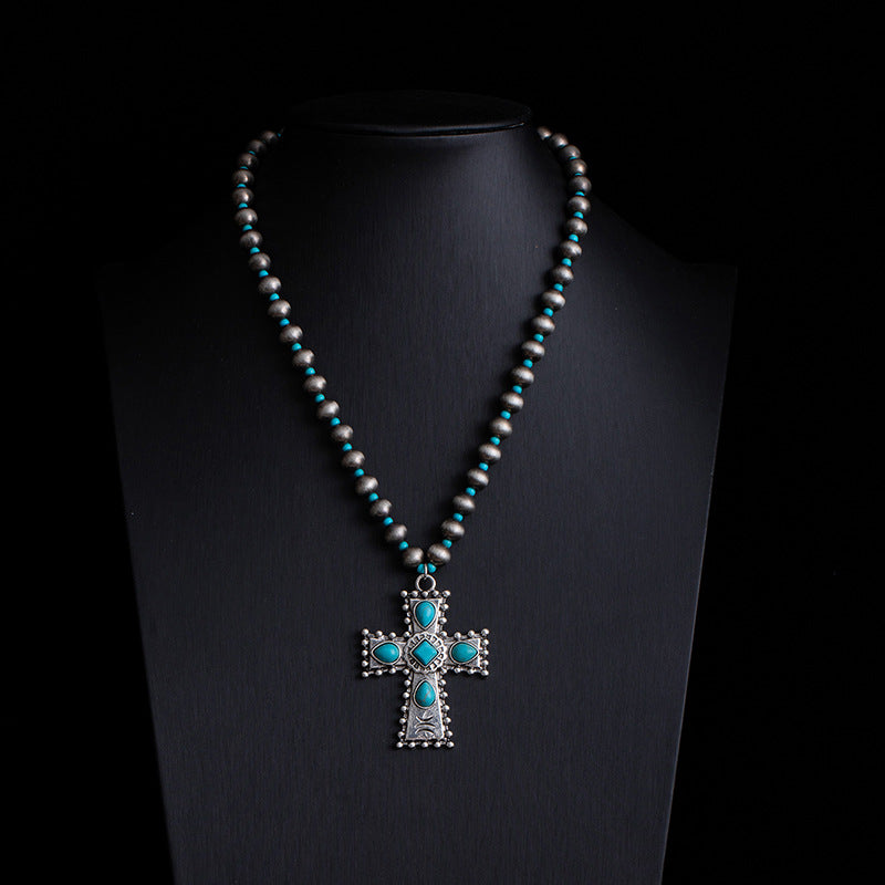 Turquoise Trails — Retro Ethnic Style Necklace