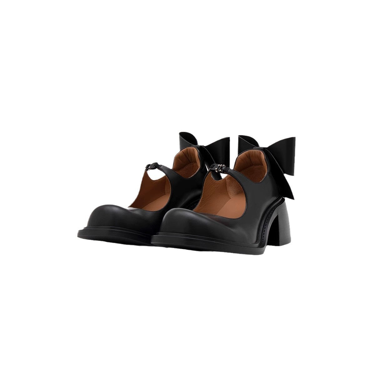 Pumps & Circumstance — Small Leather Bow Pumps
