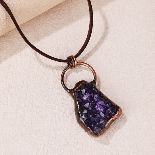 Crystal Clear Charmer — Irregular Sparkle Stone Necklace