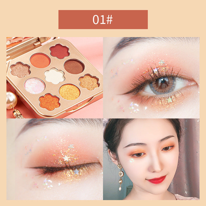 Starry-Eyed Stunner — 9-Color Matte & Shimmer Palette