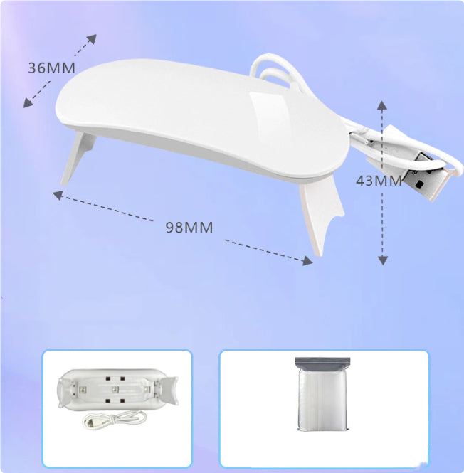 Light Up Your Look — 6W USB Portable LED Nail Lamp